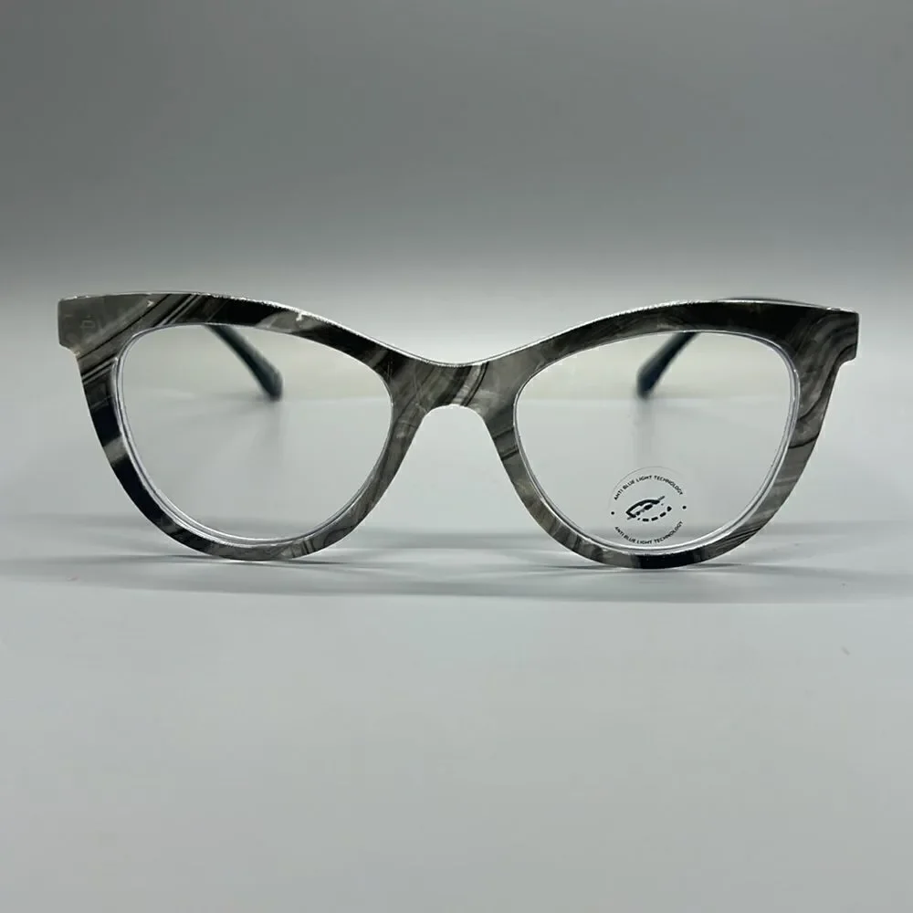Prive Revaux La Dulce Gray Marble Frame Blue-light Glasses